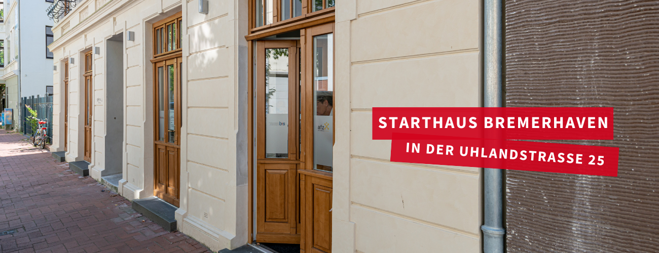 Das Starthaus Bremerhaven Gebäude in der Uhlandstraße. - Quelle: Starthaus/Joswig