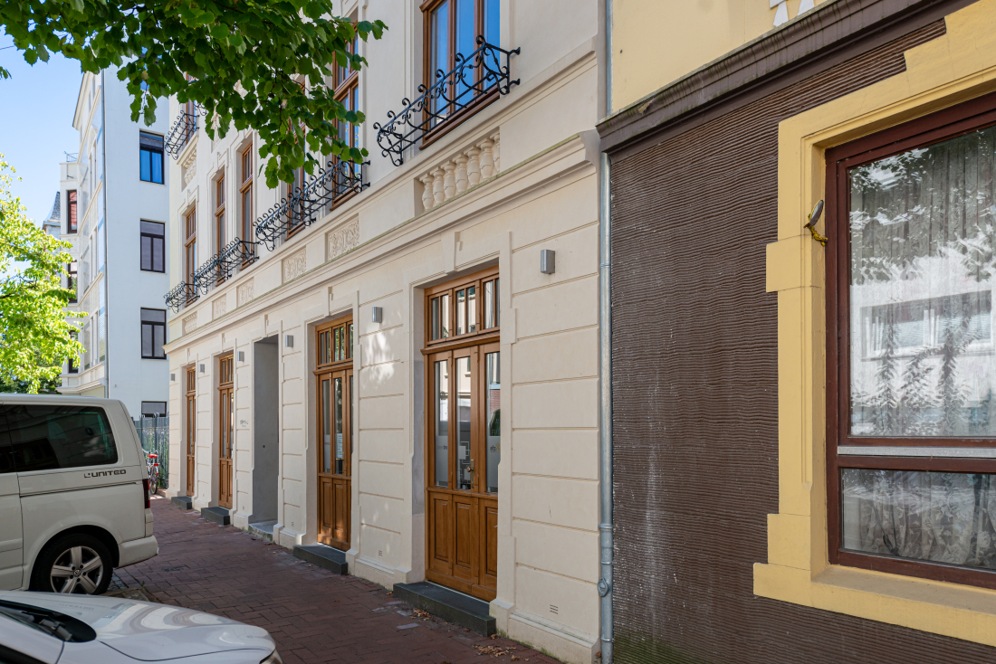 The building of the Starthaus Bremerhaven at Uhlandstrasse