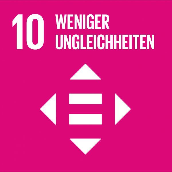 Icon Nachhaltigkeitsziel REDUCED INEQUALITIES