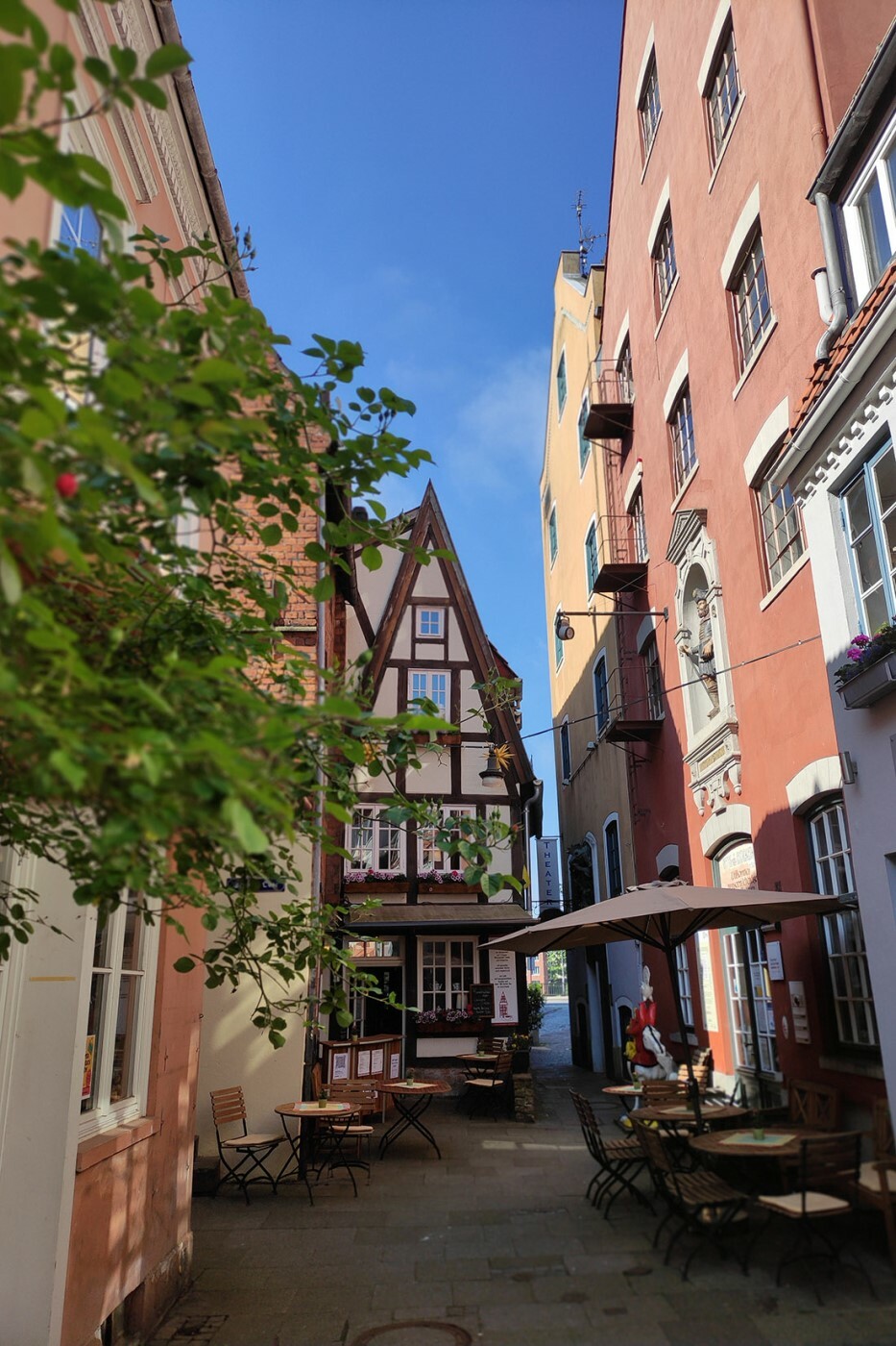 Das Schnoorviertel mit dem Teestübchen